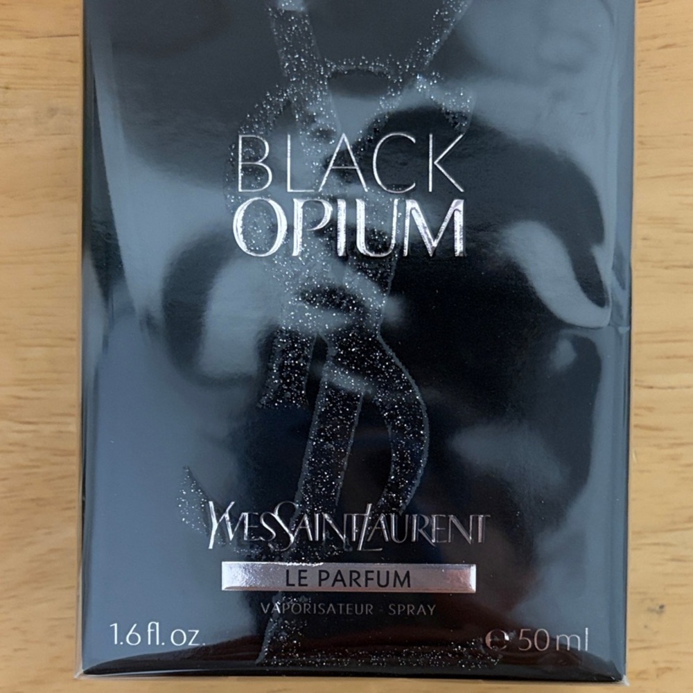 Yves Saint Laurent Black Opium Le Parfum - Black with Silver Accents NEW SEALED